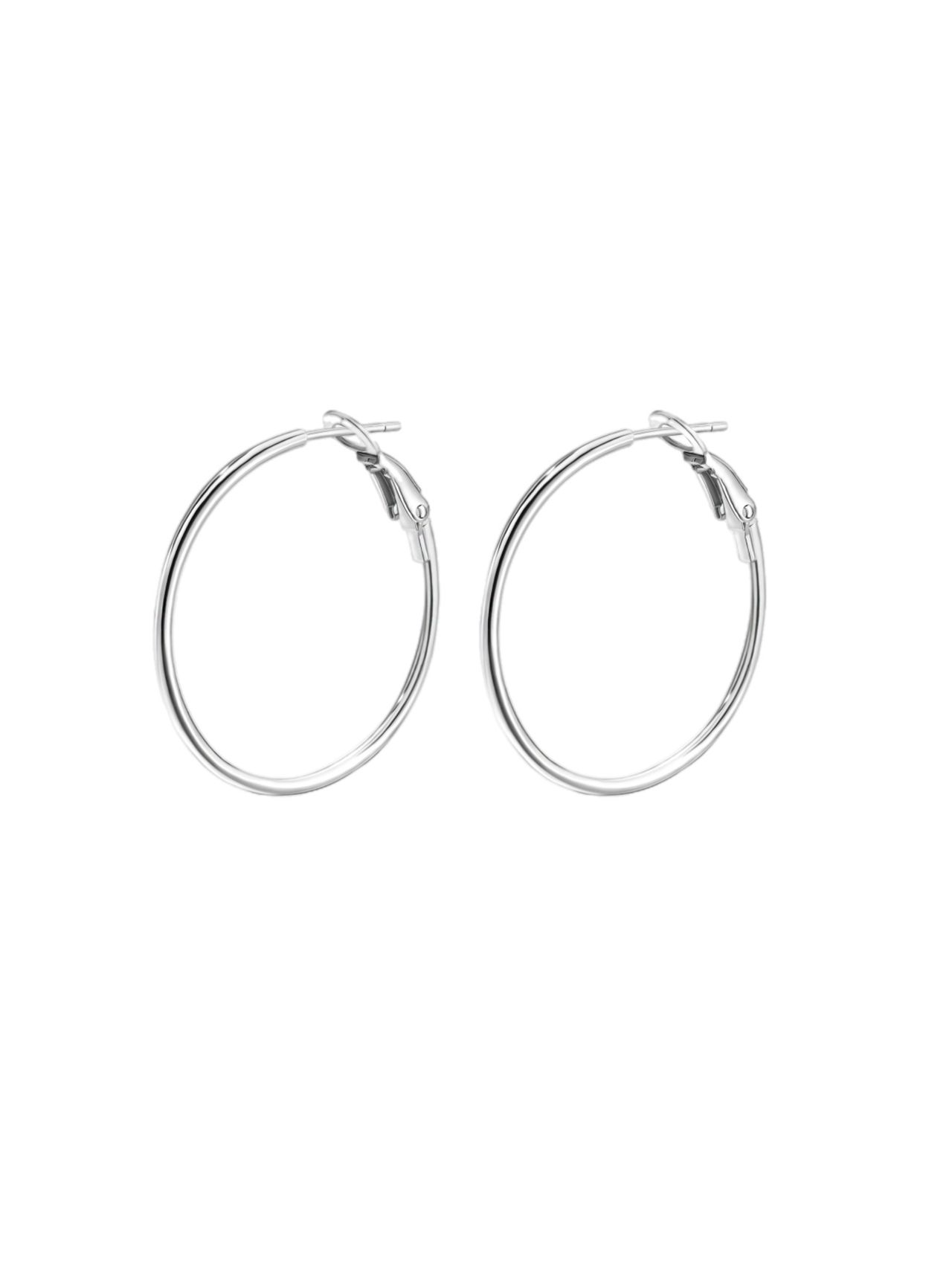 Срібні сережки Bold Orbit